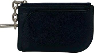 Herm&egrave;s Navy Coin Purse/Coin Case (Pre-Owned)