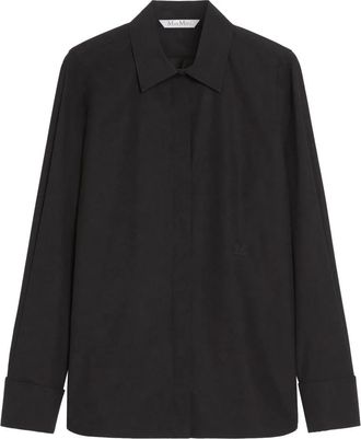 Max Mara Nero Knut Stijlvol Modieus Zwarte Tas - Dames - Overhemden - Zwart - L - Overhemden