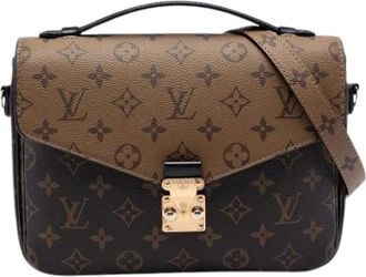 Louis Vuitton Pre-owned Cross Body Bags, female, Brown, Size: ONE SIZE Pre-owned Reverse Pochette Metis