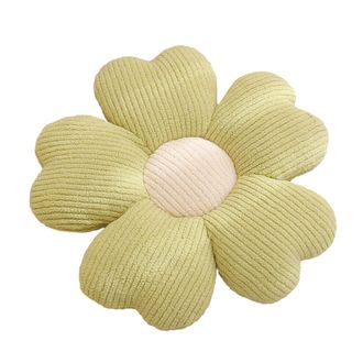 OEM Coj&iacute;n De Felpa Con Estampado Floral Colorido - Verde 50cm
