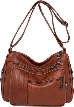 Generic Womens Cross-Body Bags Cross Body Bag Women for Work, Office Large Capacity Canvas Messenger Bag, Casual Shoulder Crossbody with Versatile Design for 