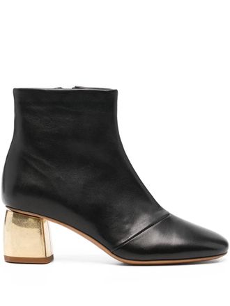 Forte_Forte block-heel ankle boots - Black