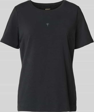 Joop Pyjama-Oberteil mit Logo-Stitching in Black, Größe 36