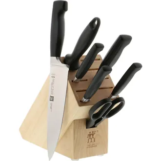 Zwilling J.A. HENCKELS Four Star 8-Piece Knife Block Set in Stainless Steel at Nordstrom Rack