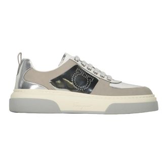 Ferragamo Sneakers, female, Gray, Size: 6 1/2 US Gray modern sneakers