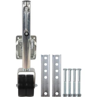 OEM Gato De Remolque De Doble Rueda, 1500 Lb, Para Barco, Autocaravana, Ajuste De Elevaci&oacute;n Reforzado, Gato Rodante De Doble Rueda