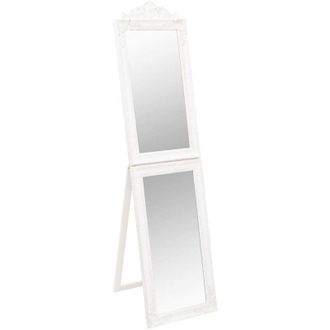 vidaXL Espejo De Pie Blanco 45x180 Cm Vidaxl