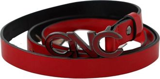 Costume National Tailleriem - Dames - Riemen - Rood - ONE Size - Leer - Accessoires