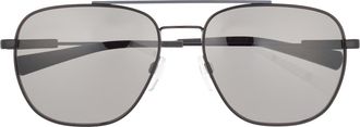 Cole Haan 57mm Grand Pilot Sunglasses in Black at Nordstrom Rack