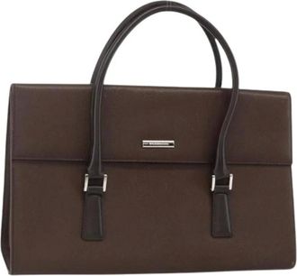 Burberry Pre-owned Handbags, female, Brown, Size: ONE SIZE Pre-owned Vintage Hand Bag