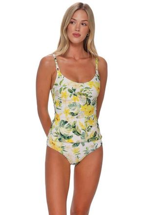 Sunsets Anya Tankini Swimsuit Top in Isla Soleil Crepe at Nordstrom, Size X-Small