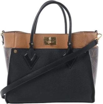 Louis Vuitton Pre-owned On My Side MM Tote Bag - Dames - Vintage Shopper - Bruin - ONE Size - Leer - Vintage