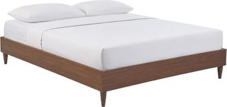 Miliboo Cama De 2 Plazas 160x200 Cm Madera Oscura Ayo