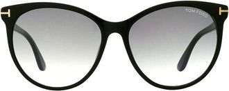 Tom Ford FT078701B Cat Eye Sunglasses - Black