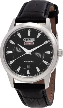 Citizen Eco-Drive Black Dial Mens Watch AW0100-27E