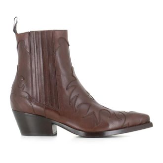 Sartore Sartore, Schoenen, Dames, Bruin, 38 EU, Leer, Parma Texan Boot