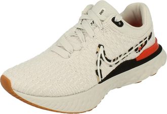 Nike Womens React Infinity Run FK 3 Running Shoes, Platinum Tint Summit White 001, 4.5 UK