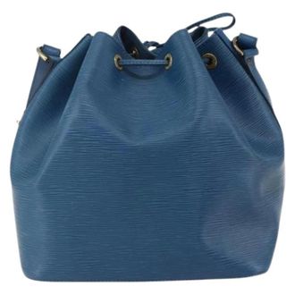 Louis Vuitton Pre-owned Bucket Bags, female, Blue, Size: ONE SIZE Pre-owned Vintage Bucket Bag