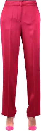 Twinset Wijde broek - Dames - Wijde Broeken - Roze - M - Broeken