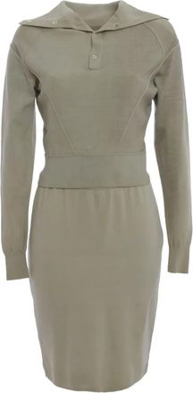 Alaia Set due pezzi in lana anni 80 - Verde