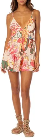 Maaji Japanese Summer Arabella Cover-Up Dress in Beige Overflow at Nordstrom, Size Medium