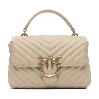 Pinko Love Lady Puff Chevron - - Bags - Donna - Beige - ONE SIZE