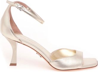 Sergio Levantesi Iris 4-Ss 24.Pla Sandaal - Dames - Sandalen met hakken - Beige - 36 EU - Leer - Schoenen