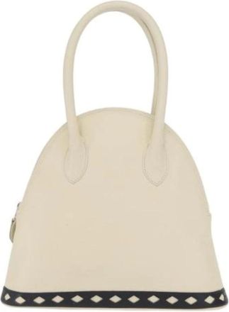 Saint Laurent Pre-owned Vintage Handbag - Dames - Vintage Handtas - Wit - ONE Size - Leer - Vintage