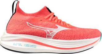 Mizuno Womens Neo Zen Running Shoes In Striking Coral White
