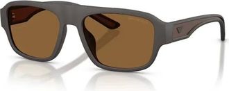 Emporio Armani Heren, Accessoires, Bruin, Maat: 55 MM Nylon