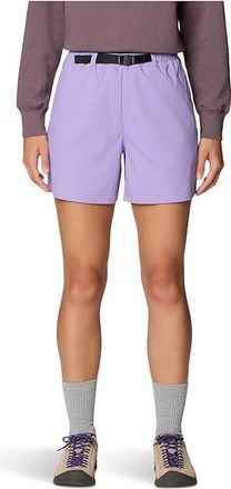 Mountain Hardwear Rockrydgetm Shorts Womens Shorts Harbor Violet : LG 5, Cotton/Elastane/Nylon