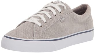 Keds Womens Jump Kick Lace Up Sneaker, Grey Knit, 6.5 UK