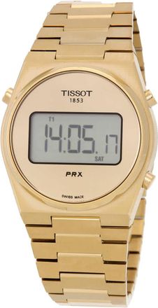 Tissot PRX Digital Quartz Gold Dial Mens Watch T1372633302000