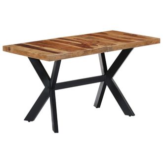 vidaXL Mesa De Comedor Madera Maciza De Acacia 140x70x75 Cm Vidaxl