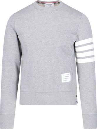 Thom Browne 4-Bar Crewneck Sweatshirt - Grey