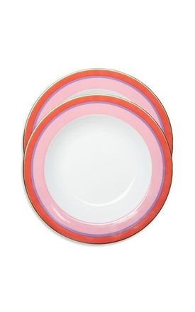 La DoubleJ Soup Plates Set Of 2 Rainbow Rosa at Nordstrom