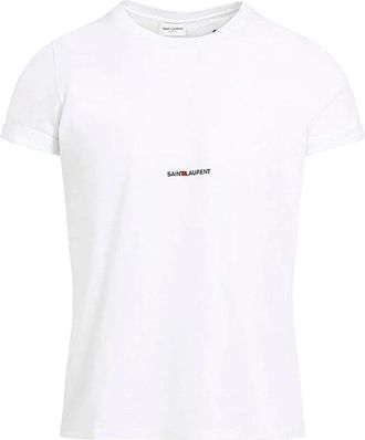 Saint Laurent Mujer, Camisetas, Blanco, Talla: L