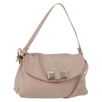 Chlo&eacute; Pre-owned Shoulder Bags, female, Pink, Size: ONE SIZE Pre-owned Hand Bag