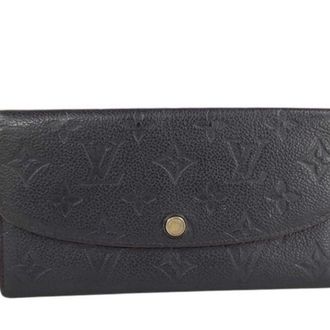 Louis Vuitton Marine Rouge Monogram Empreinte Long Wallet (Bi-Fold) (Pre-Owned)
