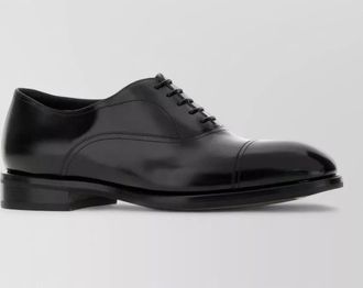 Santoni leather oxford shoes