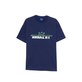 A.W.A.K.E. Headcrack Champs Logo-detail T-shirt