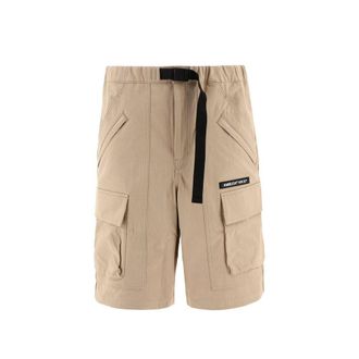 AMBUSH Beige Cotton Bermuda Mens Shorts