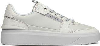 Cruyff Mens Endorsed Tennis Trainers - Grey Leather - Size UK 12