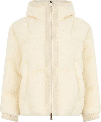 Moncler Giacca Cristallin - - Jackets - Donna - Beige - M