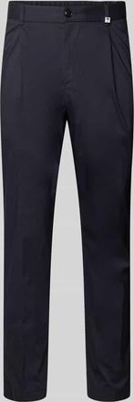 Joop Regular Fit Stoffhose mit Logo-Detail Modell Lester in Marine, Gr&ouml;&szlig;e 102