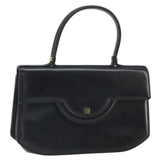 Givenchy Pre-owned Leren Handtas - Dames - Pre-owned - Zwart - Maat: ONE Size Leer