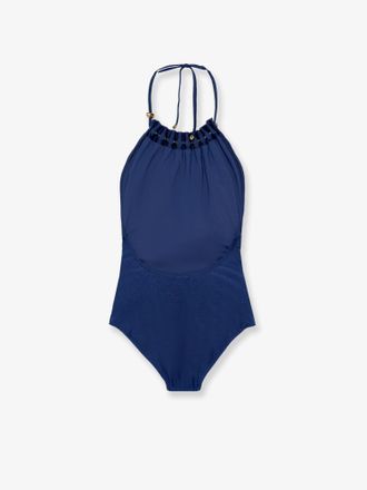 Zimmermann Aster One-Piece Swimsuit - Blue