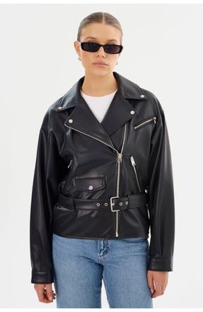 LaMarque Shelia | Faux Leather Biker Jacket in Black at Nordstrom, Size X-Small