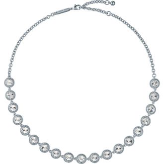 Ted Baker Solanna Solitaire Sparkle Crystal Necklace in Silver Tone/Clear Crystal at Nordstrom