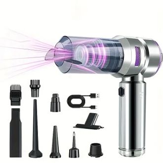 OEM Aspiradora Port&aacute;til Sin Escobillas Para Coche, Combina Succi&oacute;n De Alta Potencia E Inflado, Mini Aspiradora De Doble Funci&oacute;n Para Coche Con Fuerte Succ
